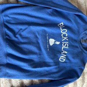 Blue Block Island Sweatshirt